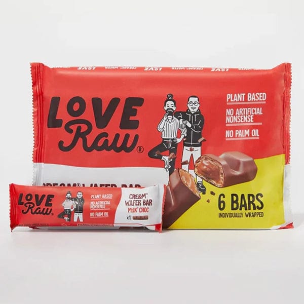 Love Raw Vegan Cre&m Filled Wafer Bar 43g