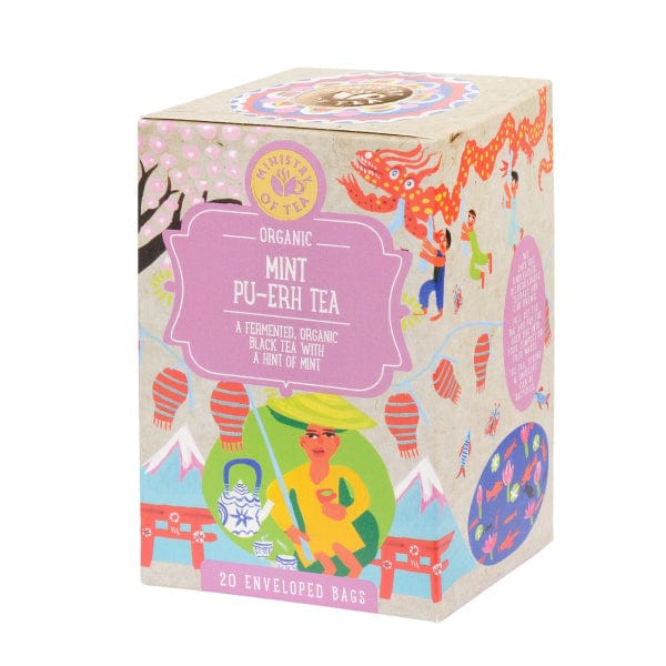 Ministry Of Tea Organic Mint Pu-Erh 20 Bags