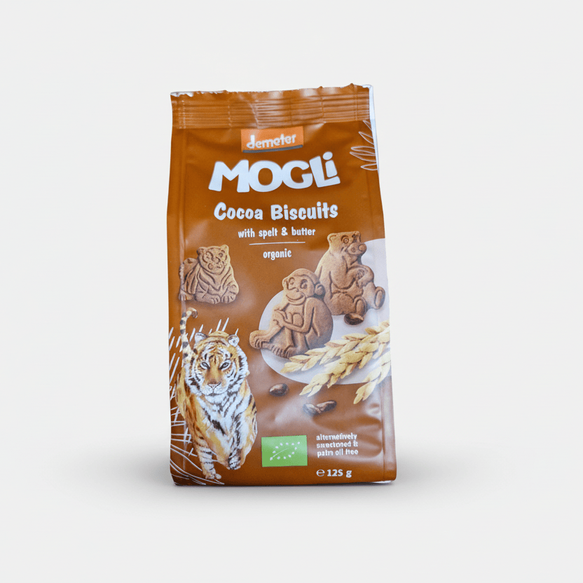 Mogli Organic Cocoa Biscuits 125g