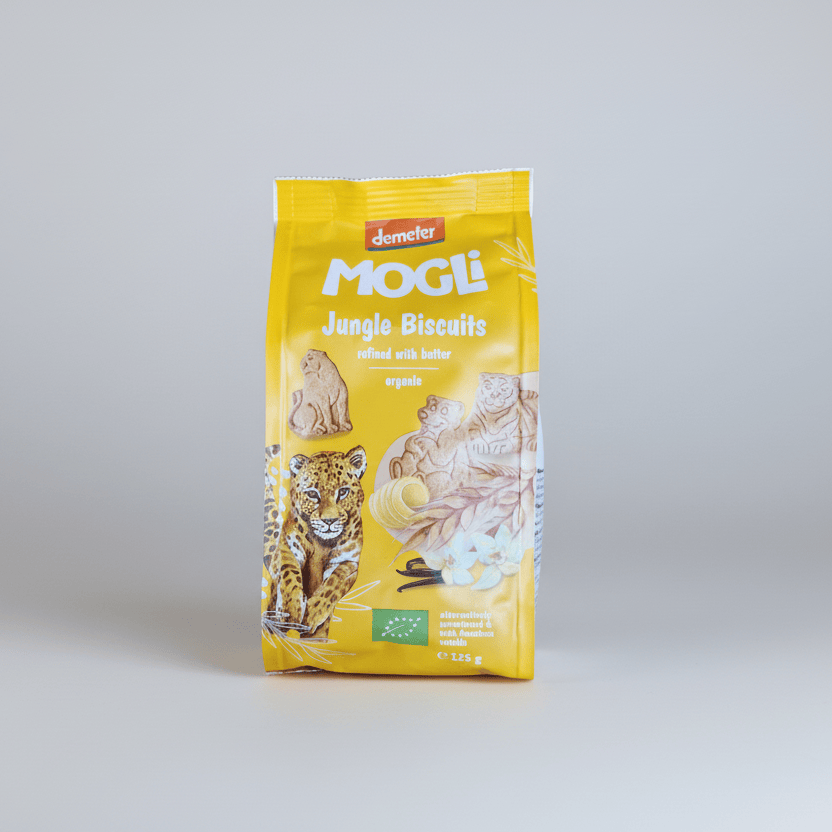 Mogli Organic Jungle Biscuits 125g