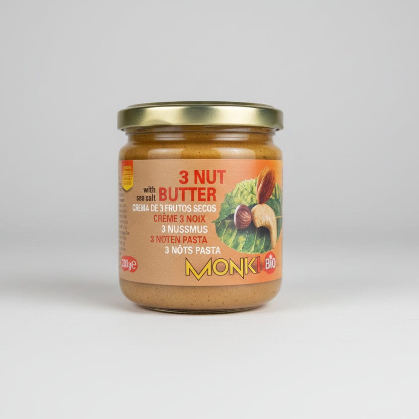 Monki Organic 3 Nut Butter 330g