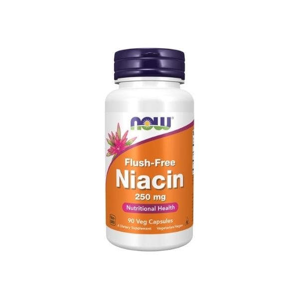NOW Flush-Free Niacin 250mg 90 Veg Caps