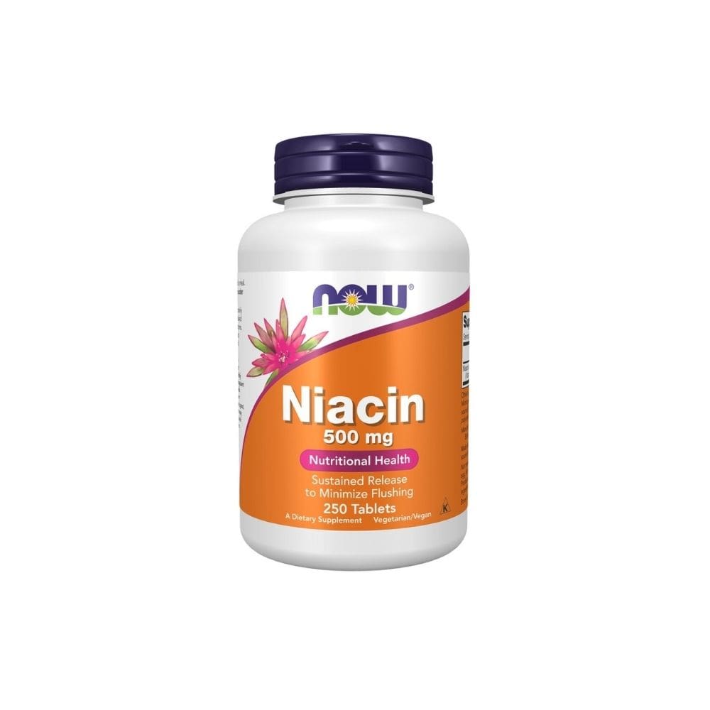 NOW Niacin 500mg 250 Tablets