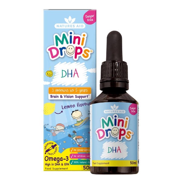 Natures Aid Mini DHA Drops For Infants 50ml