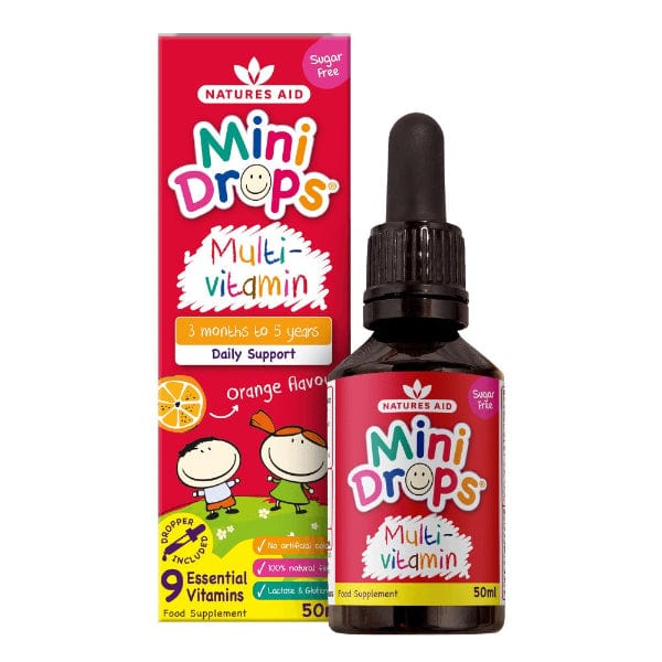 Natures Aid Mini Multi Vitamin Drops For Infants 50ml