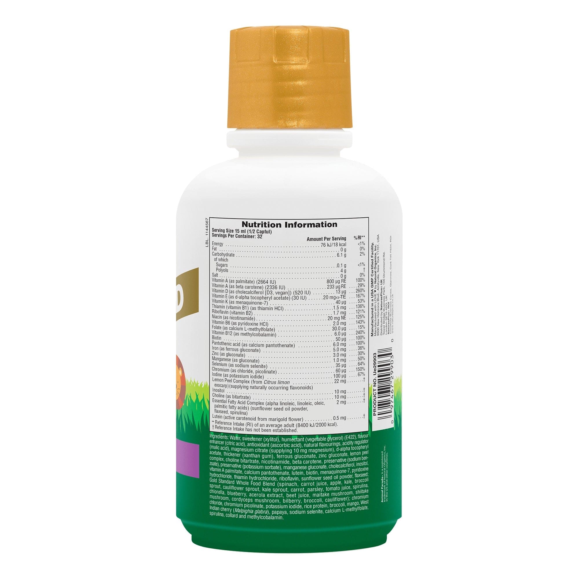 Natures Plus Animal Parade Gold Children's Multi 473ml