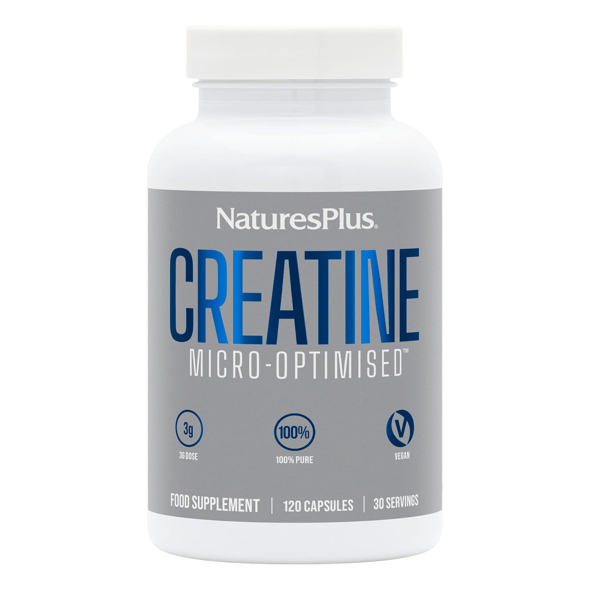 Natures Plus Creatine Micro-Optimised™ 120 Capsules