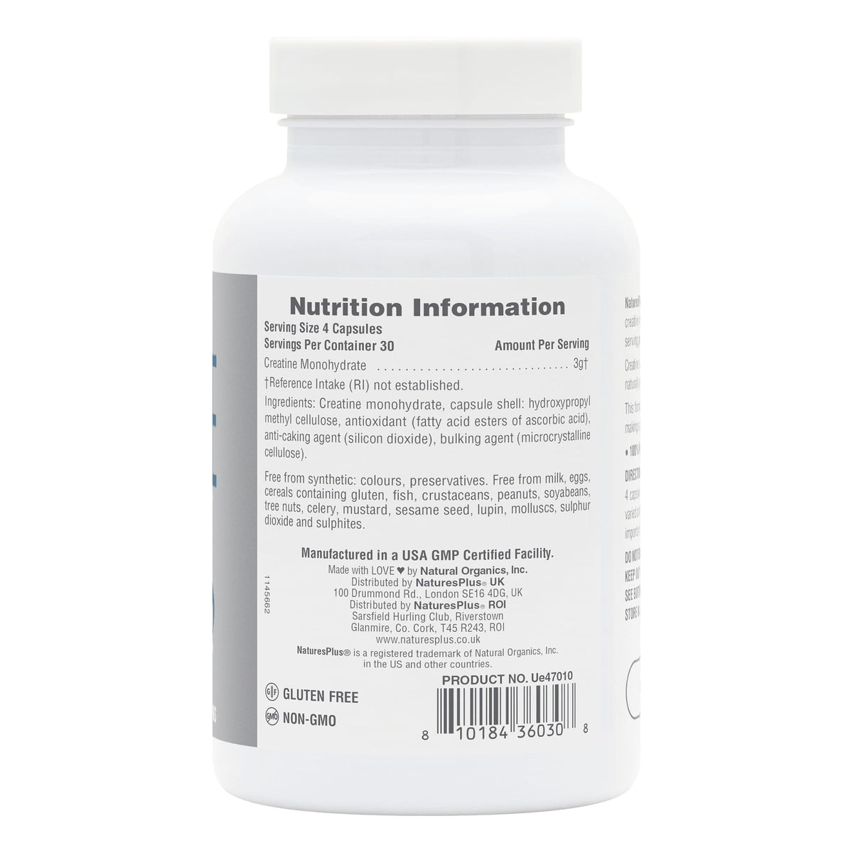 Natures Plus Creatine Micro-Optimised™ 120 Capsules