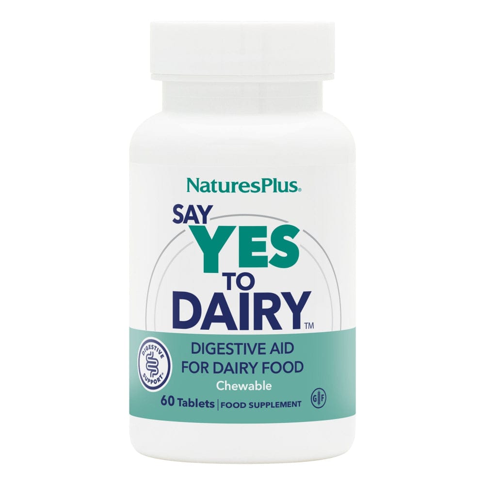 Natures Plus Say Yes to Dairy® Natural Lactase Enzyme 50 Chewable Tabs