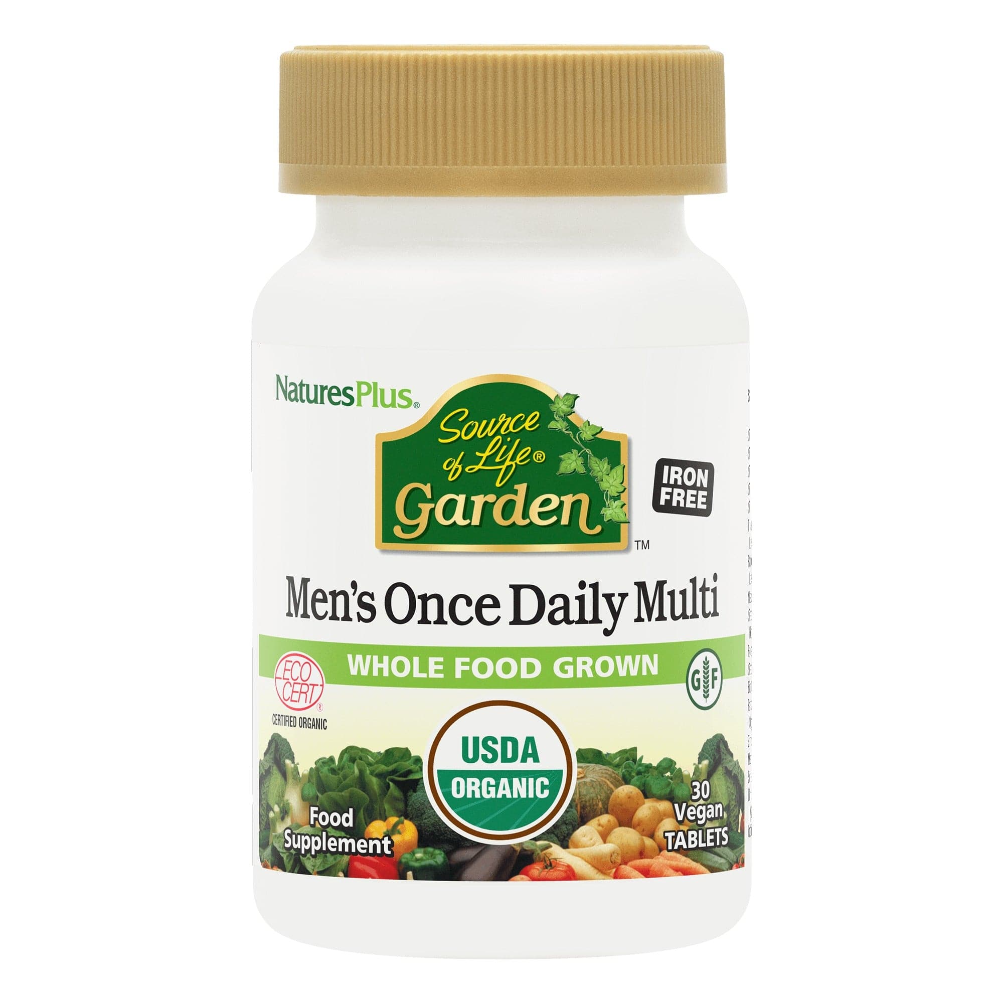 Natures Plus Source Of Life Garden Men's Once Daily Multi 30 Tabs
