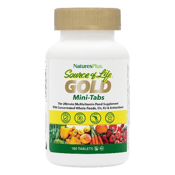 Natures Plus Source Of Life Gold 180 Mini Tabs