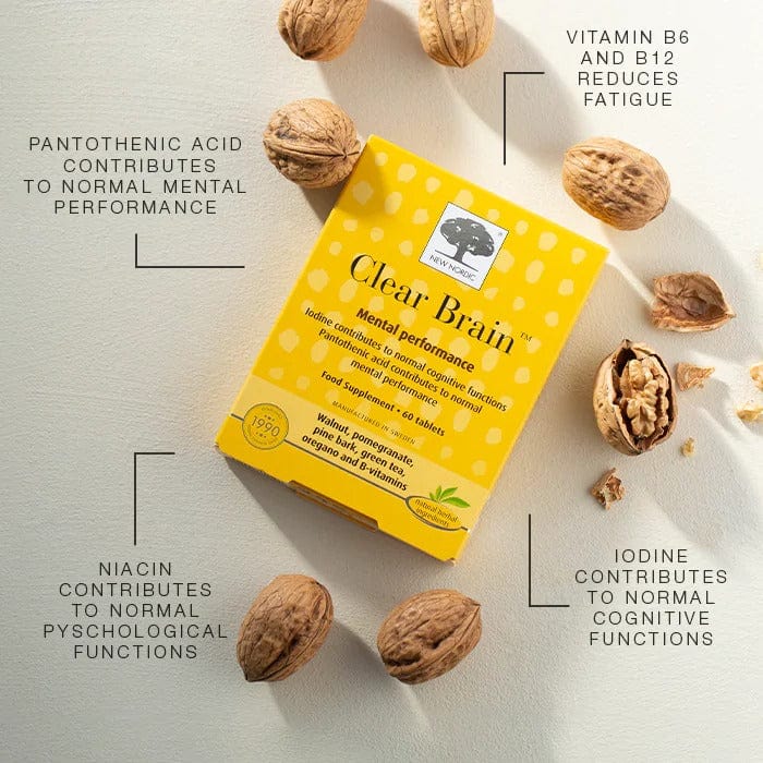 New Nordic Clear Brain 60 Tabs