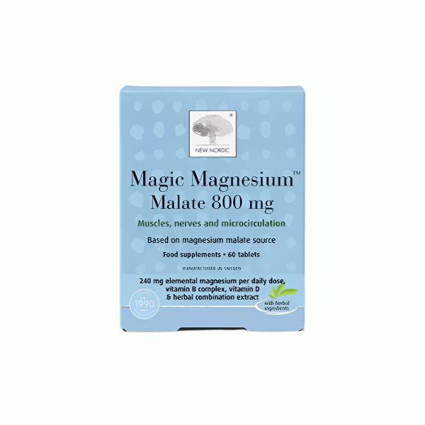 New Nordic Magic Magnesium Malate 800mg 60 Tabs