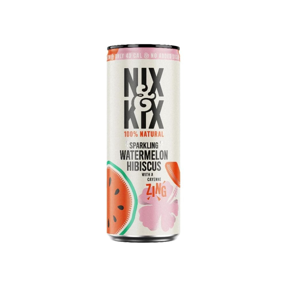 Nix & Kix Sparkling Watermelon & Hibiscus Can 250ml