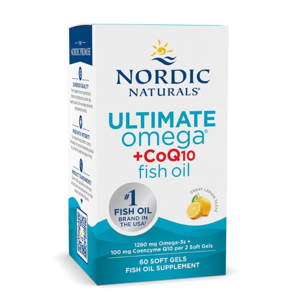 Nordic Naturals Ultimate Omega + CoQ10 60 Soft Gels
