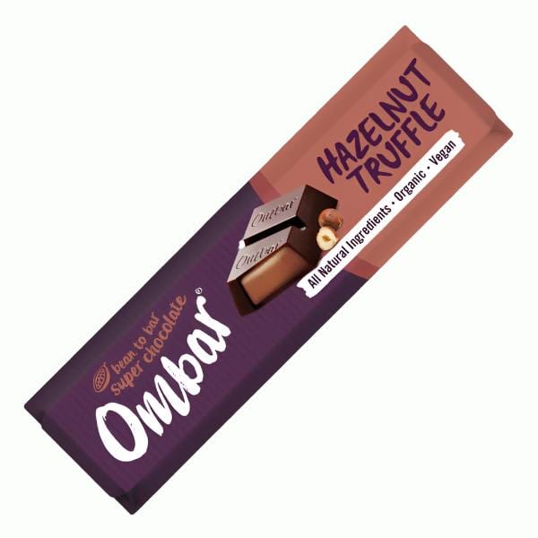 Ombar Organic Vegan Hazelnut Truffle Filled Chocolate Bar 42g