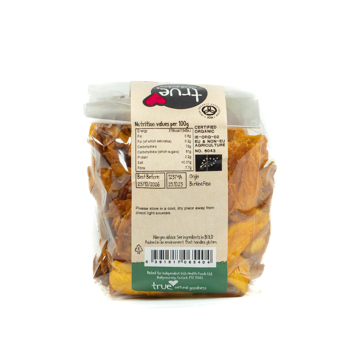Organic Mango Slices 250g