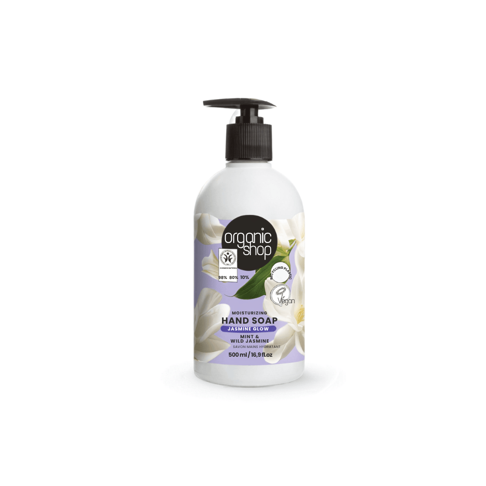 Organic Shop Jasmine and Mint Hand Soap 500ml