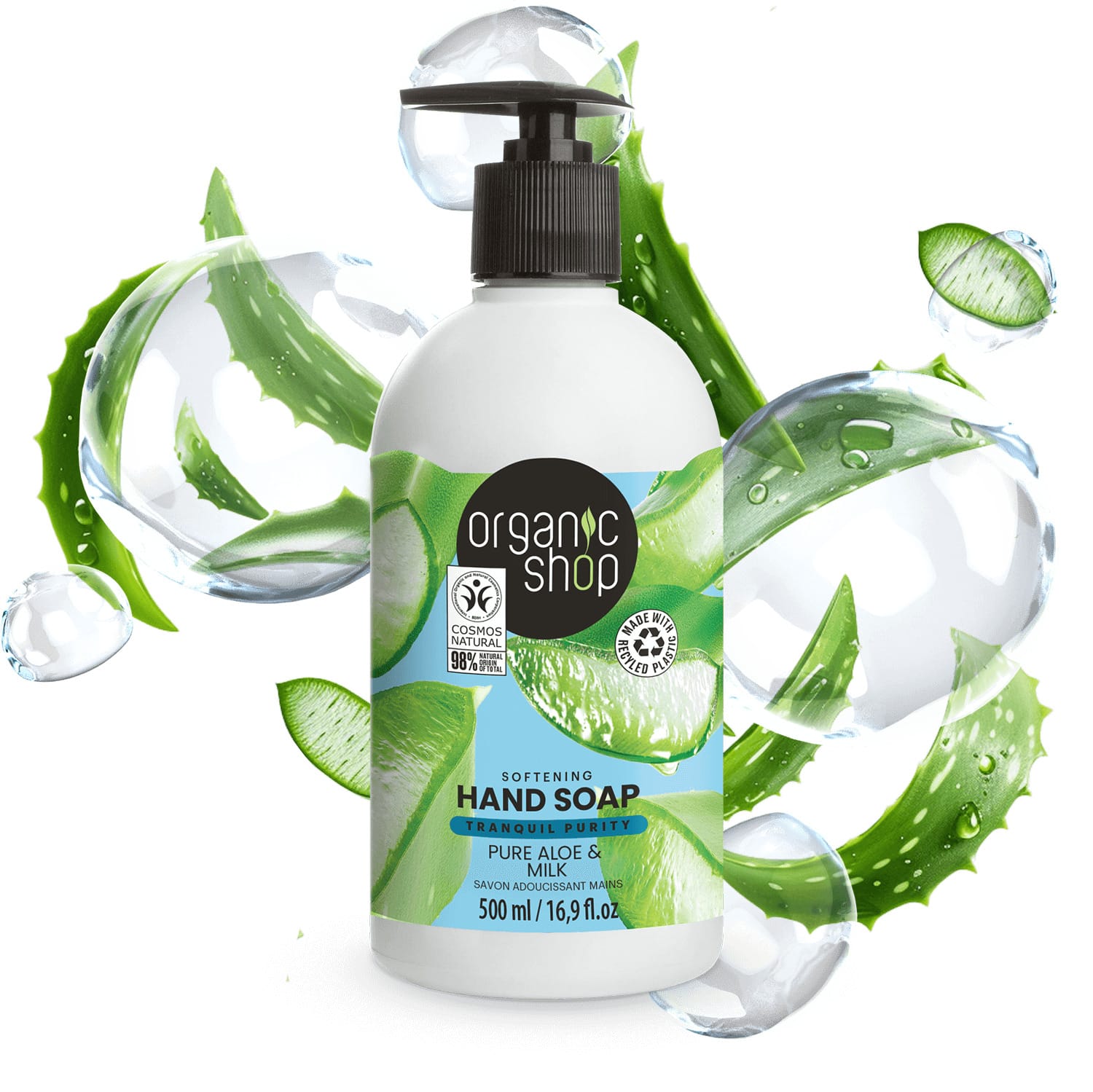Organic Shop Aloe Hand Soap 500ml