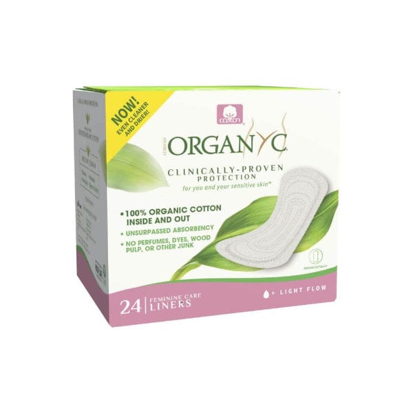 Organyc Organic Cotton Panty Liners Folded Light Flow (24)