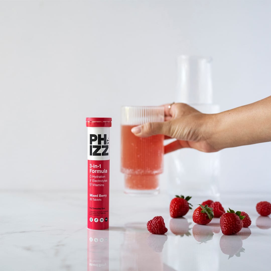 PHIZZ 3-in-1 Hydration, Electrolytes & Vitamins 20 Tabs