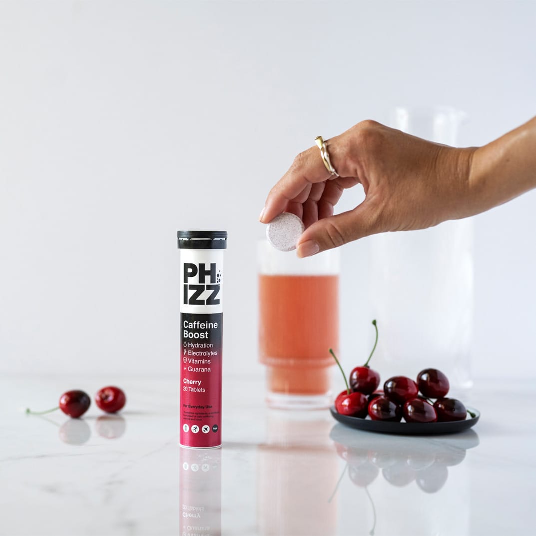 PHIZZ Cherry Caffeine Boost 20 Tabs