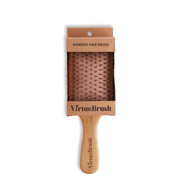 VirtueBrush Bamboo Paddle Hairbrush