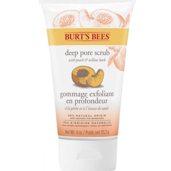 Burt's Bees Peach & Willow Bark Deep Pore Scrub 110g