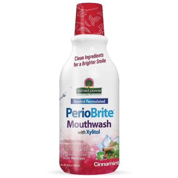 Nature's Answer PerioBrite Mouthwash Cinnamint 480ml