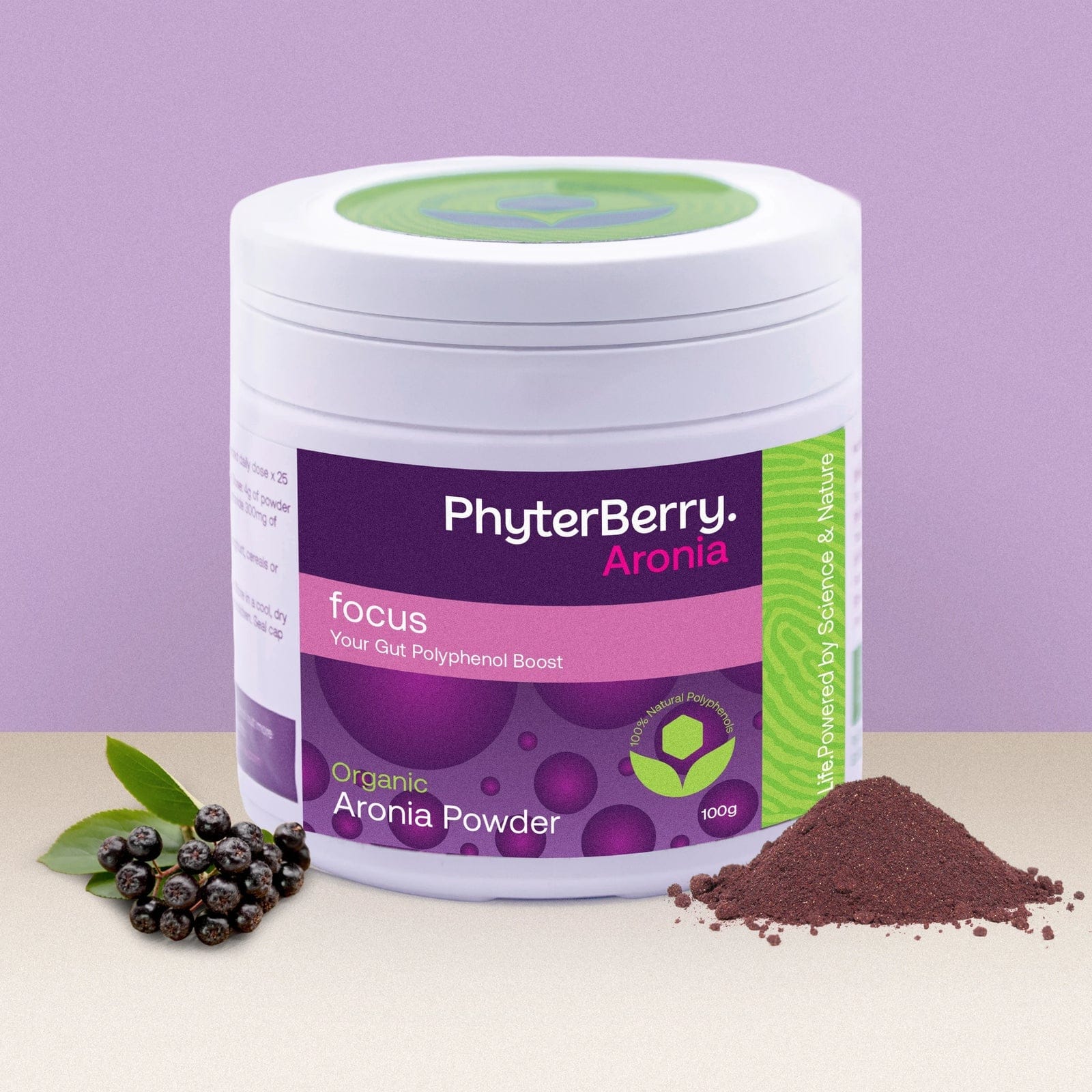 PhyterBerry Aronia Powder Focus 100g