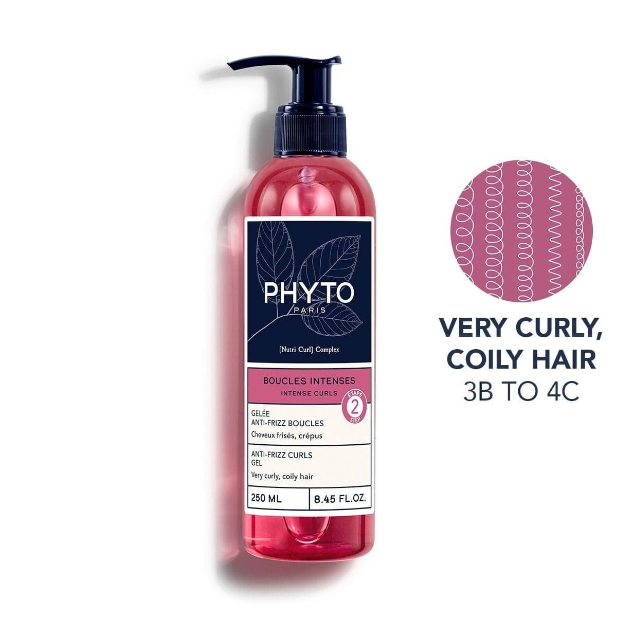 Phyto Intense Curls Anti-Frizz Curl Gel 250ml