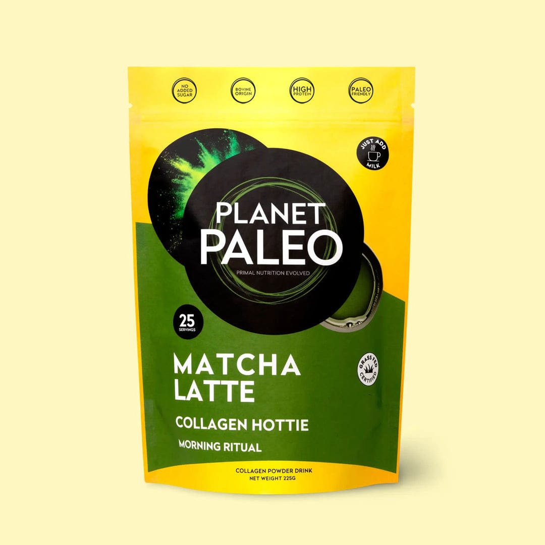 Planet Paleo Matcha Latte - Collagen Hottie 225g