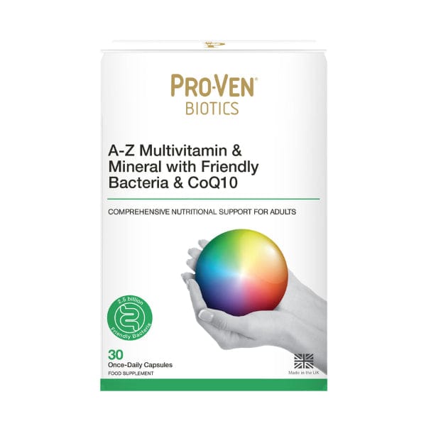 ProVen Adult A-Z Multi With CoQ10 & Good Bacteria 30 Caps