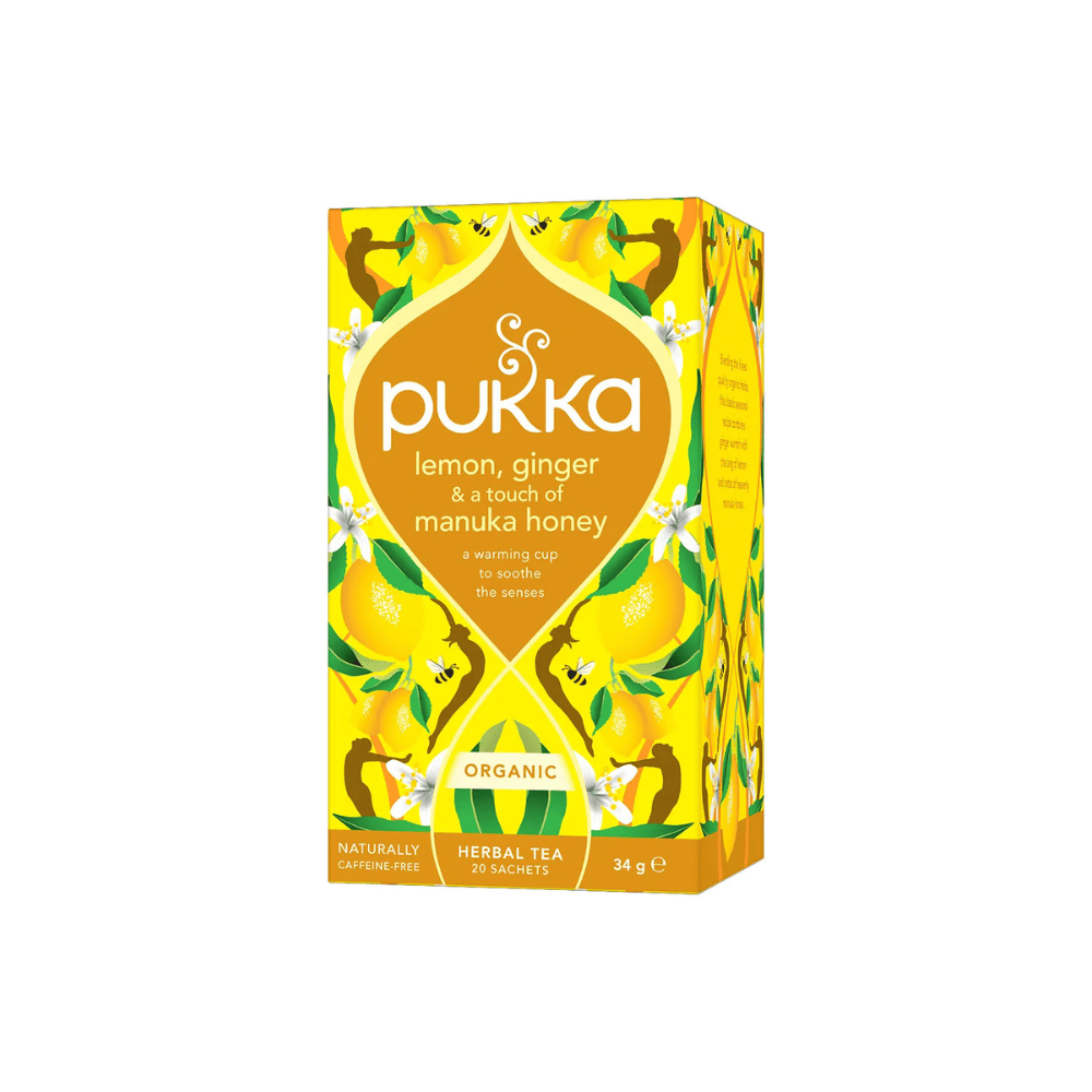 Pukka Organic Lemon, Ginger & Manuka Honey Tea 20 Bags
