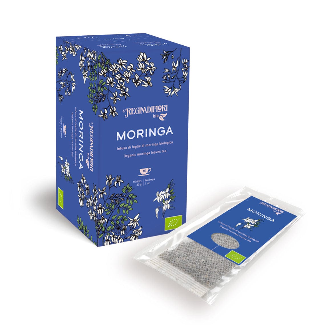 Regina DiFiori Organic Moringa 15 Tea Bags