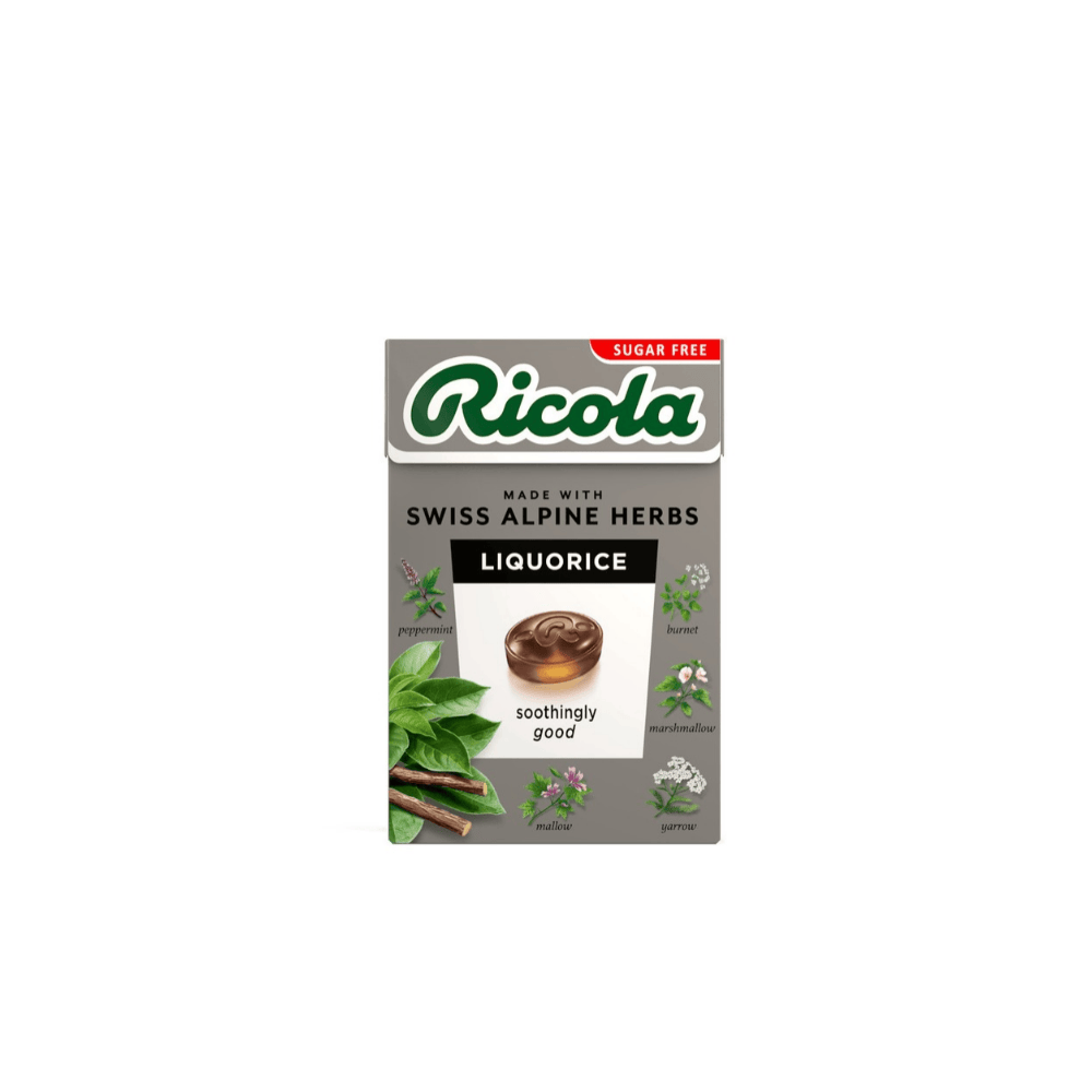 Ricola Sugar Free Liquorice Herbal Sweets 45g
