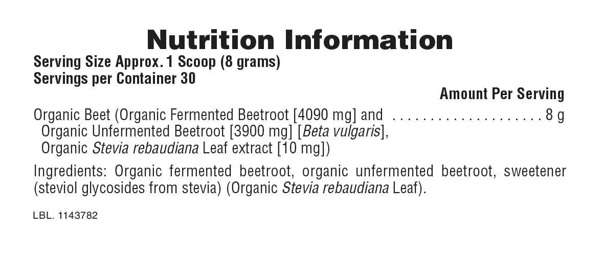 Natures Plus Organic Beet Powder 240g