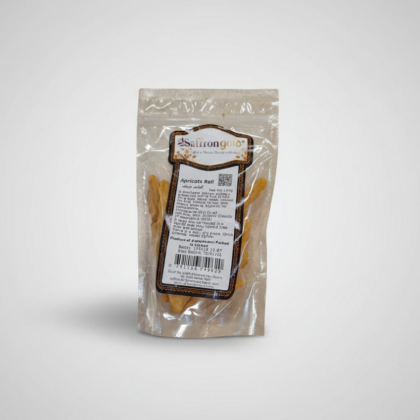 Saffron Gold Apricot Rolls 120g