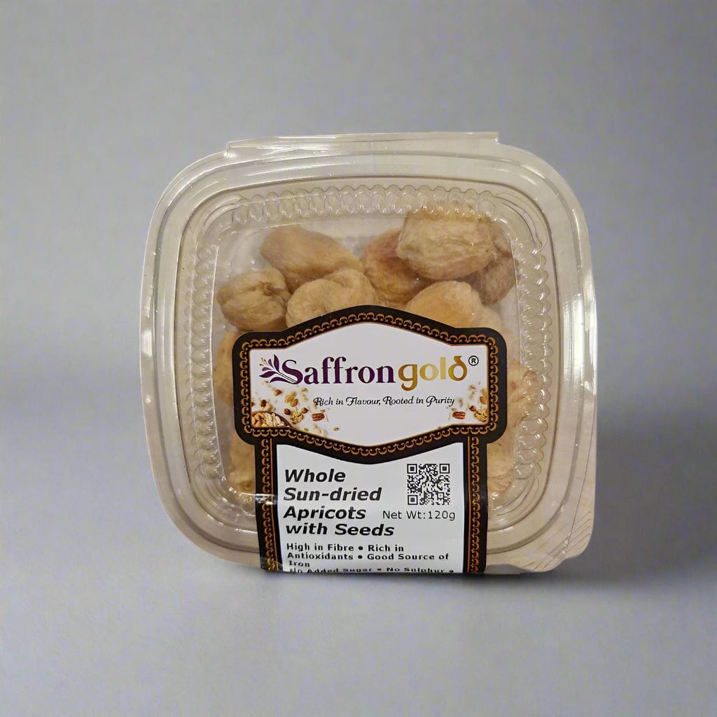 Saffron Gold Whole Apricots With Seeds 120g