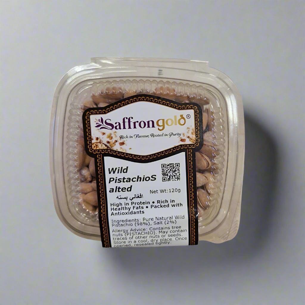 Saffron Gold Wild Pistachios Salted 120g
