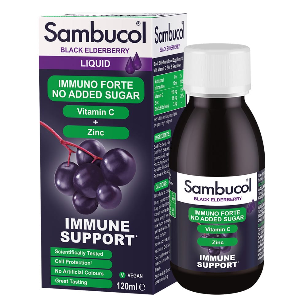 Sambucol Immuno Forte | No Added Sugar 120ml