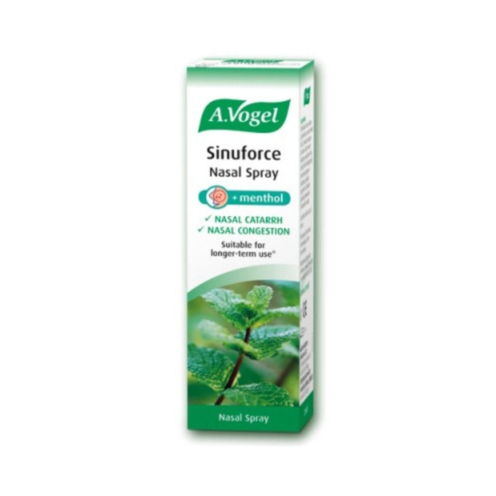A.Vogel Sinuforce Nasal Spray packaging on a white background