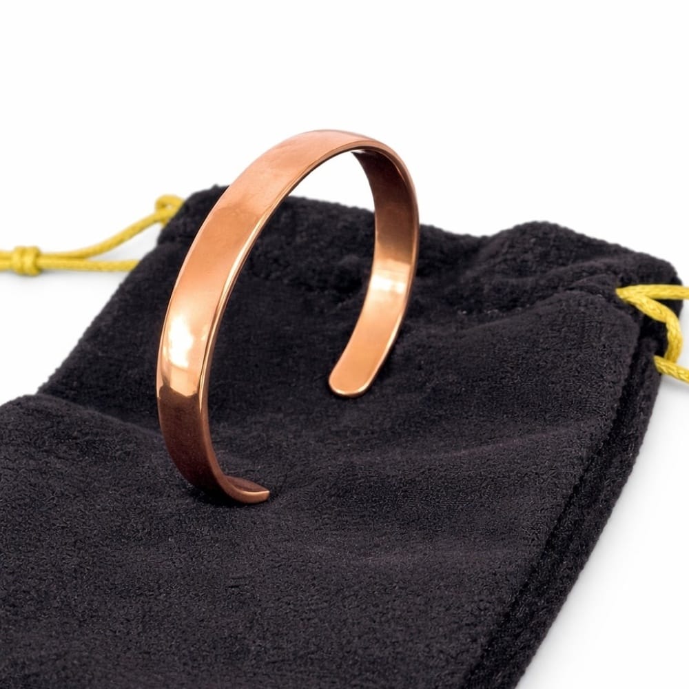 Smooth Polished Copper Cuff Bracelet