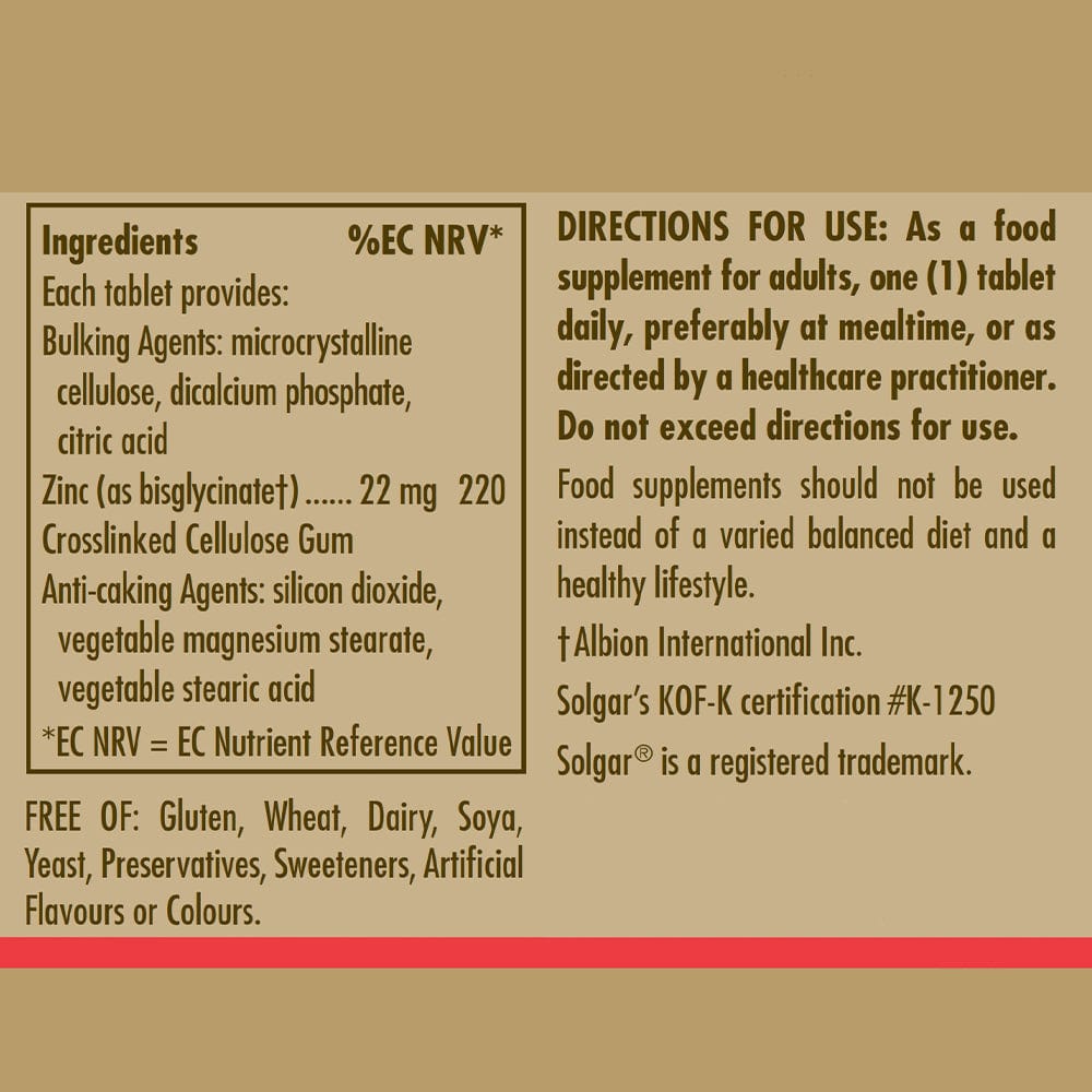 Solgar Chelated Solamins Multimineral 90 Tablets