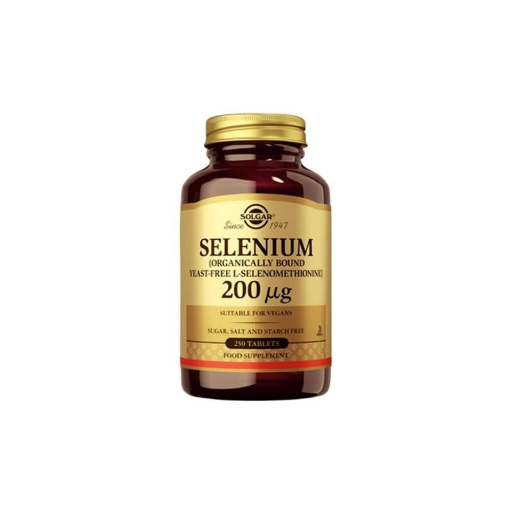 Solgar Selenium 200 µg 50 Tablets (Yeast-Free)
