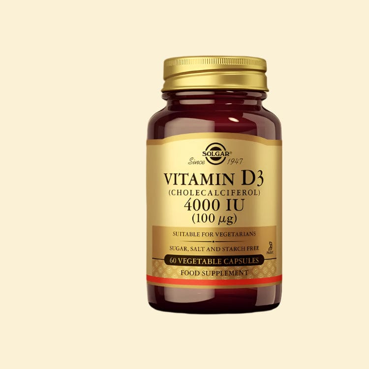 Solgar Vitamin D3 4000 IU (100 µg) Veg Caps
