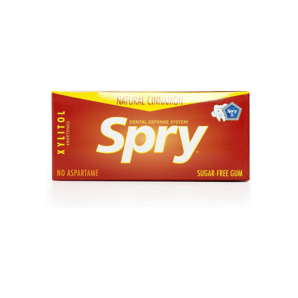 Spry Sugar-Free Cinnamon Chewing Gum 10 Pieces