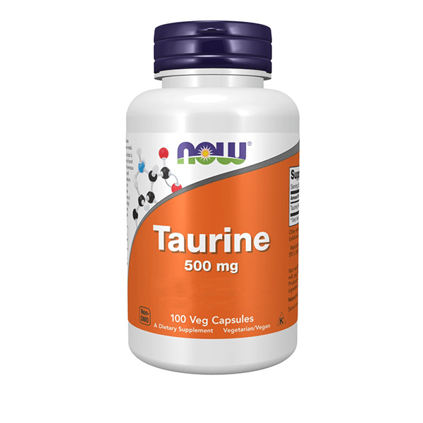 NOW Taurine 500mg 100 Caps