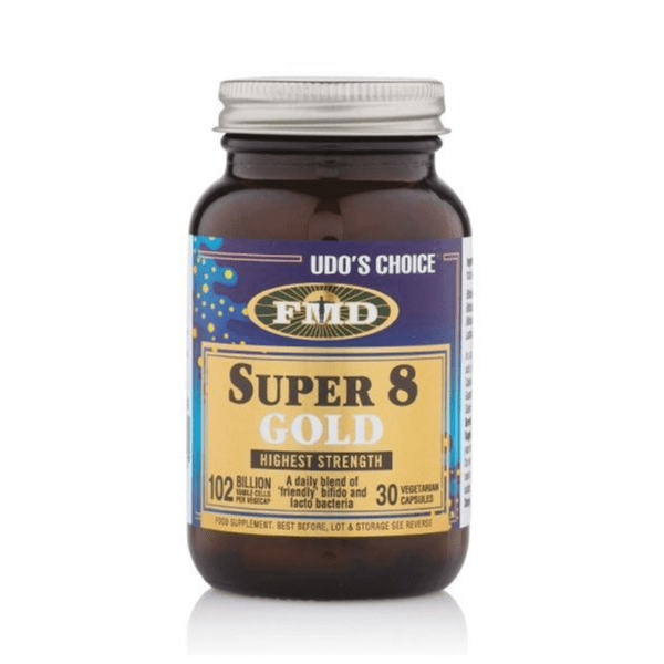 Udo's Choice Super 8 Gold Microbiotic 30 Caps