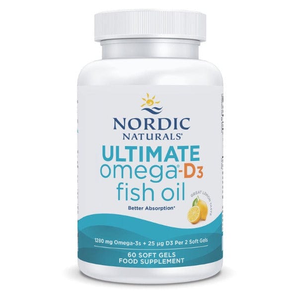 Nordic Naturals Ultimate Omega -D3 60 Softgels